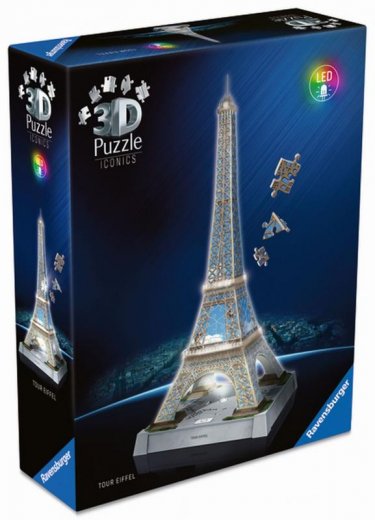 Ravensburger Iconics: Eiffelova věž, LED