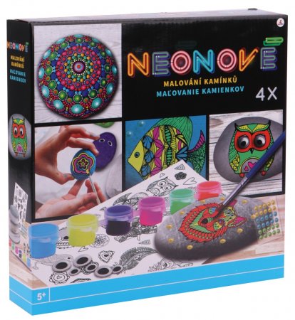 Craft Creative Malování na kamínky Neon