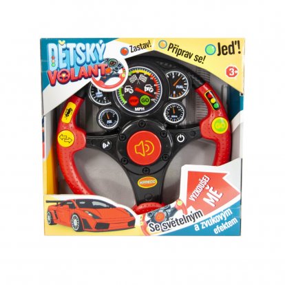 Alltoys Dětský volant se zvuky a písníčkami
