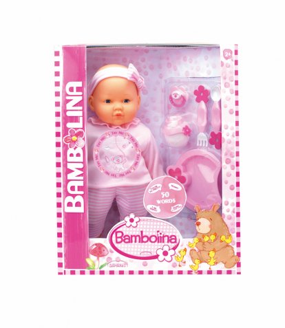 Miminko Bambolina Rose s 50 českými slovy