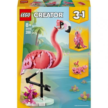 Lego Creator 31170 Divoká zvířata: Růžový plameňák