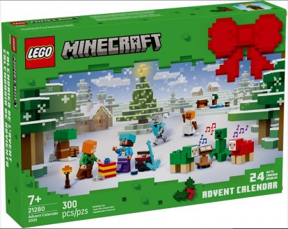 LEGO Minecraft 21280 Adventní kalendář 2025
