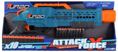Alltoys Blaster Turbo + 10 ks nábojů