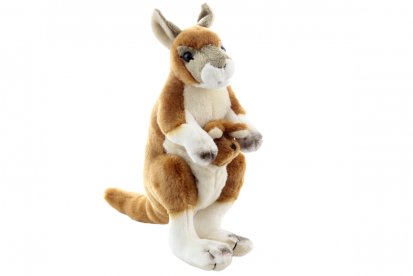 Lamps Plyš Klokan s mládětem 23 cm Eco-friendly