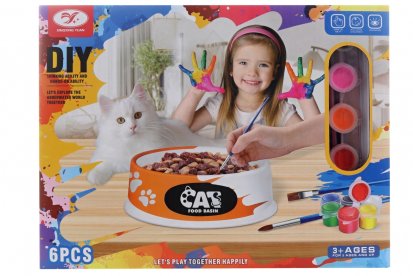 Lamps Malovací miska na jídlo pro kočku