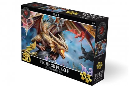 Puzzle 3D - Draci