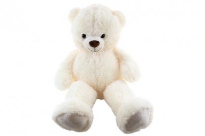 Lamps Plyš Medvěd 90 cm bílý