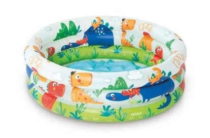 INTEX 57106 Bazén plážoví kamarádi 3 kruhový 61x22cm