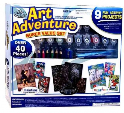 Art Adventure - velká sada tvoření - bílá