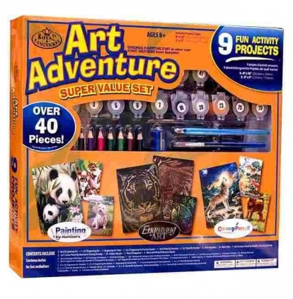 Art Adventure - velká sada tvoření - oranžová