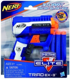 Hasbro NERF Elite kapesní pistole s 3 hlavněmi