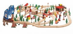Woody Vláčkodráha Super Train v dřevěné krabici