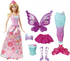Barbie víla a pohádkové oblečky