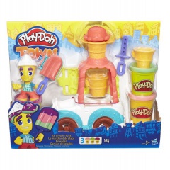 Hasbro Play-Doh Town Zmrzlinářské auto