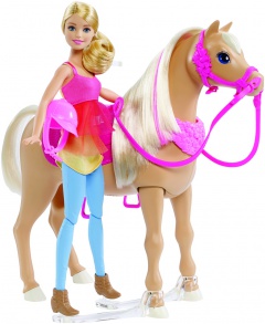 Barbie a tančící kůň