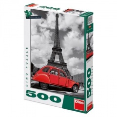 Dino Puzzle Citroen u Eiffelovky 500d