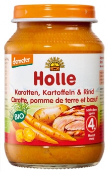 Holle Bio Mrkev, brambory a hovězí maso