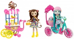 Mattel Enchantimals herní set na kolech ASST